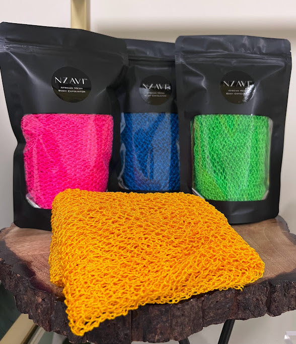 African Mesh Body Exfoliator – NZAVI
