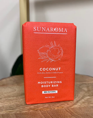 Sunaroma Coconut Moisturizing Body Bar