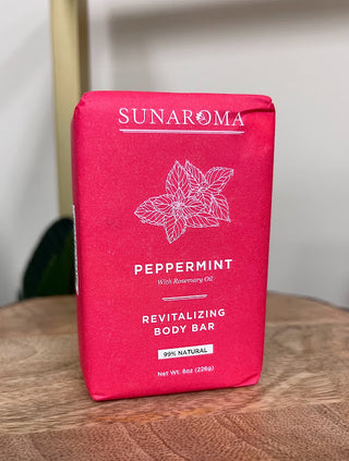 Sunaroma Peppermint Revitalizing Body Bar